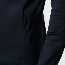 Aerial Quarter Zip Mid Layer Blå