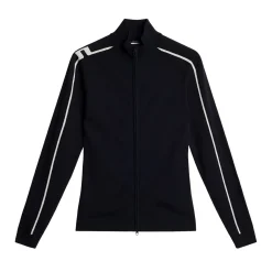 Aubree Knitted Zip Sweater Blå