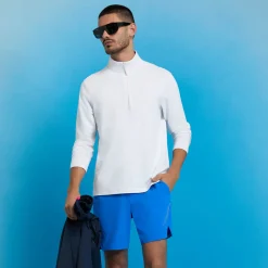 Brushed Back Tech Quarter Zip Vit