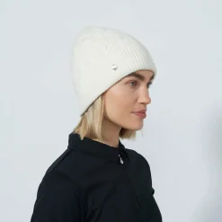 Cable Knit Hat Vit