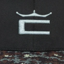 Camo Crown C Snapback Cap Svart