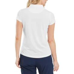 Cap Sleeve Lisle Vit