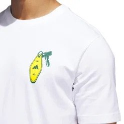 Chip In Nyc Graphic T-Shirt Vit