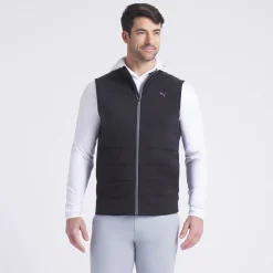 Cloudspun Fleece Hybrid Vest Svart