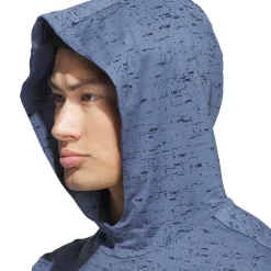 Core Print Hoodie Blå