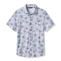 Flourish Button Up Vit