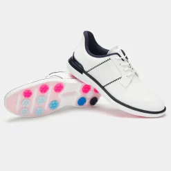 Galavant2r Side Dtripe Kiltie Vit Blå