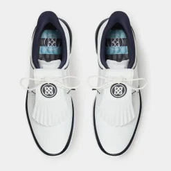 Galavant2r Side Dtripe Kiltie Vit Blå