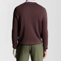 Golf V Neck Pullover Rosa