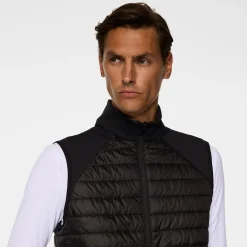 Hayden Quilt Hybrid Vest Svart