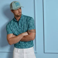 Hydrangea Tech Jersey Polo Grön