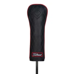 Jet Black Leather Headcover Fairway