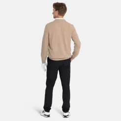 Lambswool Blend Crew Beige