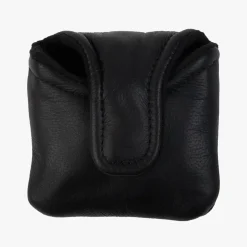 Leather Headcover Putter Mallet Svart