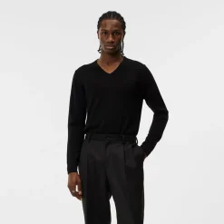 Lymann Merino V-Neck Sweater Svart