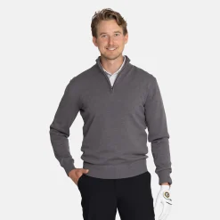 M Louth Knitted Windstopper Grå