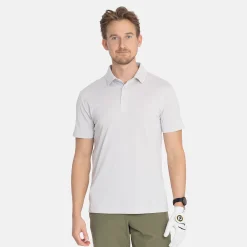 M Tech Solid Pique Knit Grå