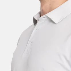 M Tech Solid Pique Knit Grå