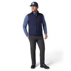 Mixed Media Vest Svart