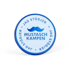 Mustaschkampen Pin Rund