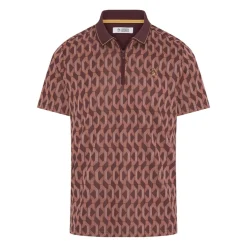 OP All Over Jacquard Colour Block Polo