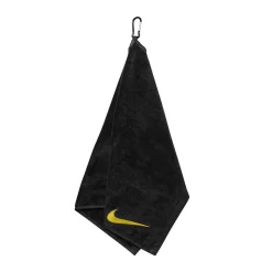 Performance Golf Handduk Svart Gul