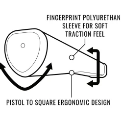 Sink fit PU Pistol Claw Putter