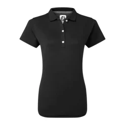 Stretch Pique Solid Svart