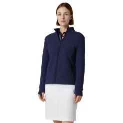 Textured Fleece Midw Blå