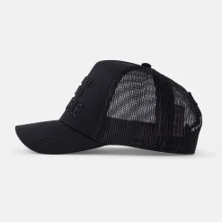 Trucker Cap 3D No Trouble Making a Double Svart