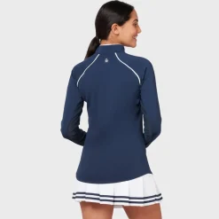 Veronica 1/4 Zip Blå