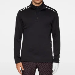 Vinnie Quarter Zip Mid Layer Svart