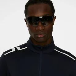 Vinnie Quarter Zip Mid Layer Blå