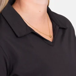 Virtue Polo V-Neck Svart