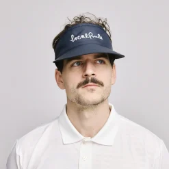 Visor Italic Logo Blå