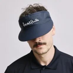 Visor Italic Logo Blå