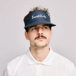 Visor Italic Logo Blå