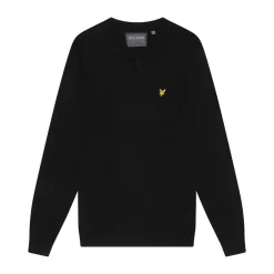 V-Neck Merino Blend Svart