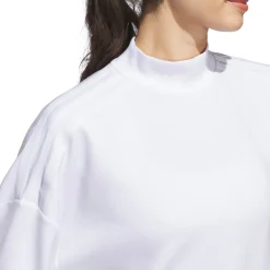 W Beyond Spacer Mock Layer Sweatshirt Vit