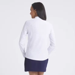 W Houndstooth 1/4 Zip