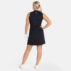 W Tech Dress Zip Collar Svart
