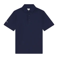 Youth Unisex Solid Polo Blå