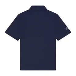 Youth Unisex Solid Polo Blå
