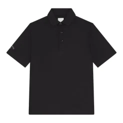 Youth Unisex Solid Polo Svart